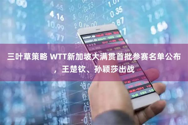 三叶草策略 WTT新加坡大满贯首批参赛名单公布，王楚钦、孙颖莎出战